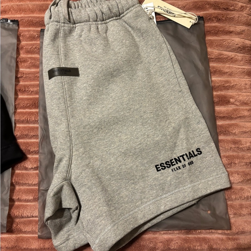 Essentials shorts! Super comfortable